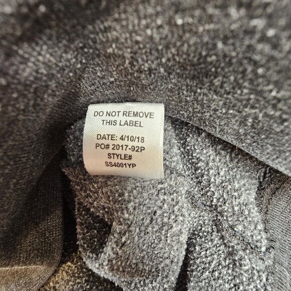 Santa Cruz Sweatshirt Women's Large Faded Black Hoodie Double Sided Pink Logo - Picture 9 of 13